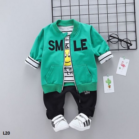 jaket anak cowok satu set